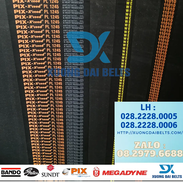 Dây curoa Pix PL-1245 - Xương Đại BELTS - Công Ty TNHH Thương Mại Xương Đại